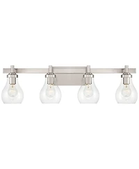 Possini Euro Design Possini Euro Danvers 31" Wide Brushed Nickel 4-Light Bath Light