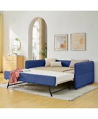Streamdale Furniture Full Daybed With Trundle Sofa Bed