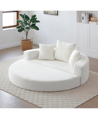 Streamdale Furniture Convertible Sofa Couch Bed, Multi-functional