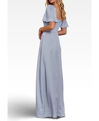Maids to Measure Women's Clemmie Satin Bridesmaid Dress