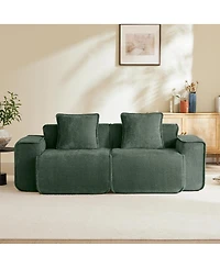 Streamdale Furniture Premium Velvet Modular Sectional Sofa