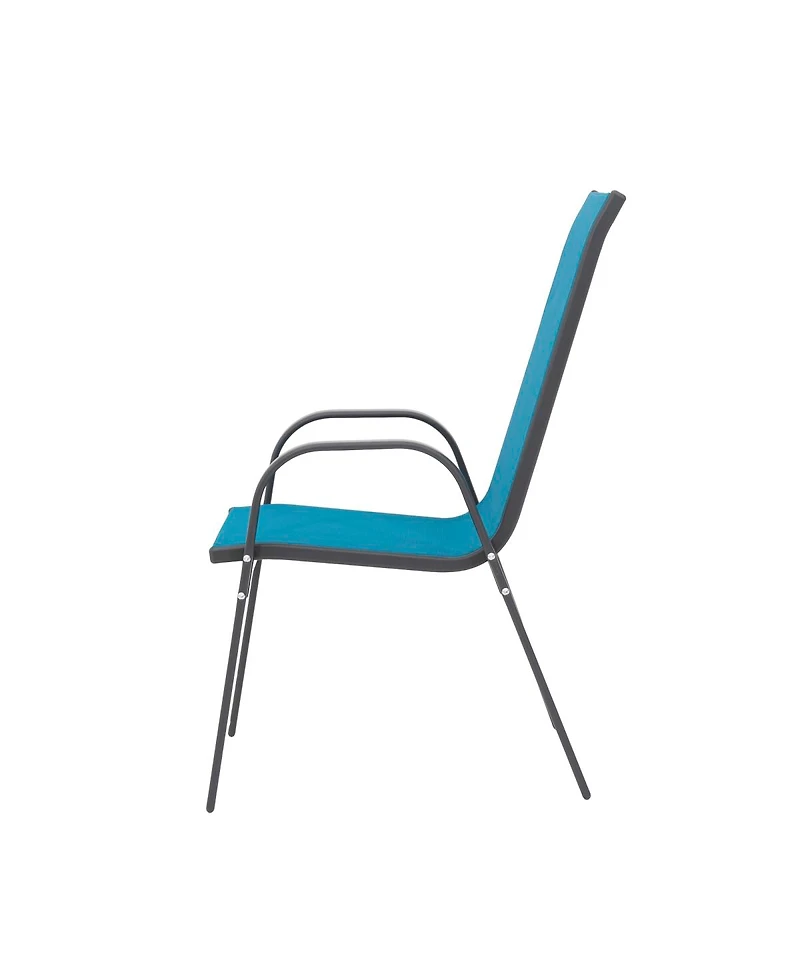 Streamdale Furniture 6pc Patio Chairs with Armrest and High Backrest