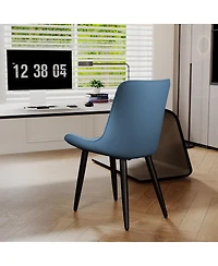 Streamdale Furniture Modern Pu Leather Dining Chairs (Set of 2)