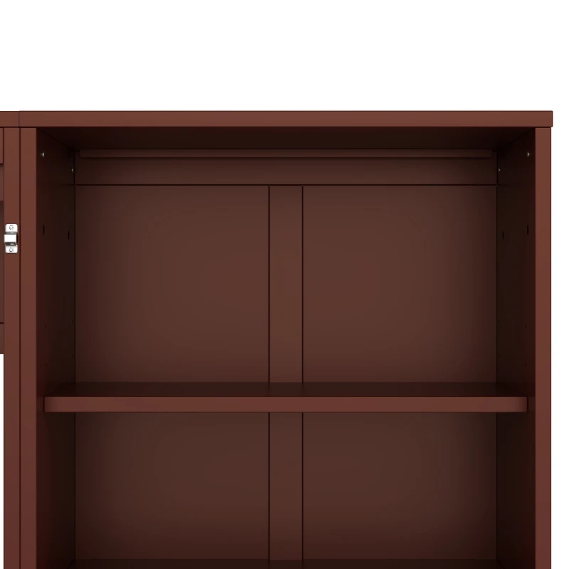 Streamdale Furniture Murphy Bed with Storage, Shelf, Drawer
