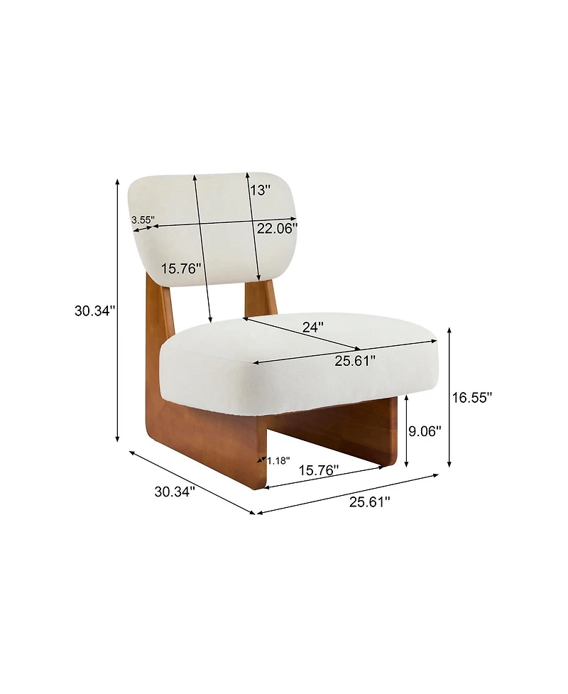 Streamdale Furniture Modern Lounge Chair (Set of 2)
