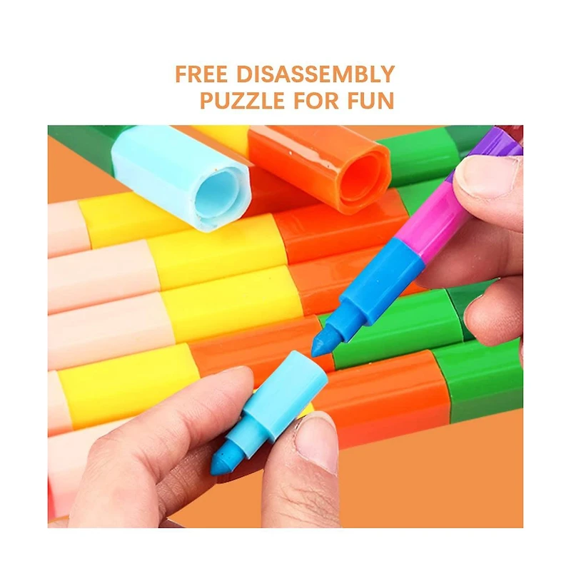 Gnuadz Stackable Crayons Rainbow Party Favors Drawing Gifts