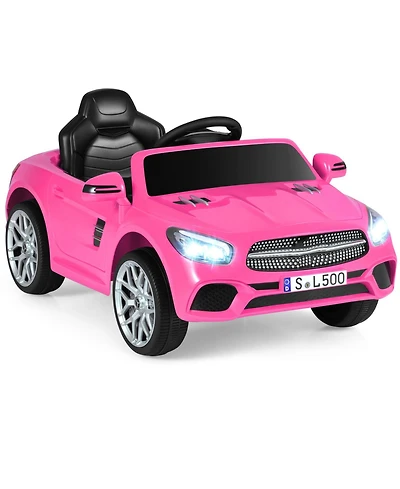 Slickblue Kids 12V Ride On Car with Remote Control, Music and Led Lights