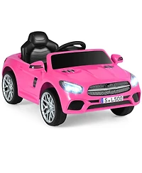 Slickblue Kids 12V Ride On Car with Remote Control, Music and Led Lights