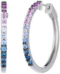 Le Vian Sapphire Ombre (1-1/20 ct. t.w.) & Pink Sapphire Earrings in 14k Vanilla Gold