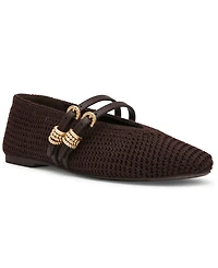 Dv Dolce Vita Women's Lespina Knitted Mary Jane Flats