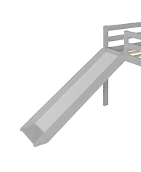 Streamdale Furniture Loft Bed with Slide, Multifunctional Design