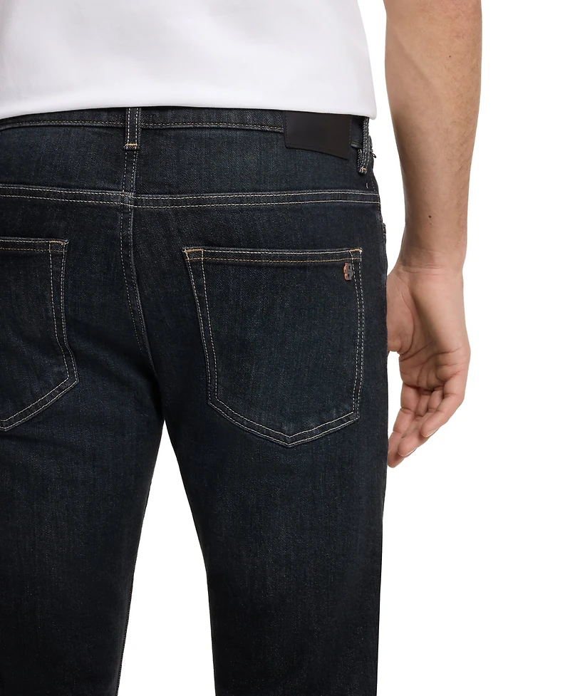 Boss by Hugo Men's Slim-Fit Contrast Stitching Jeans