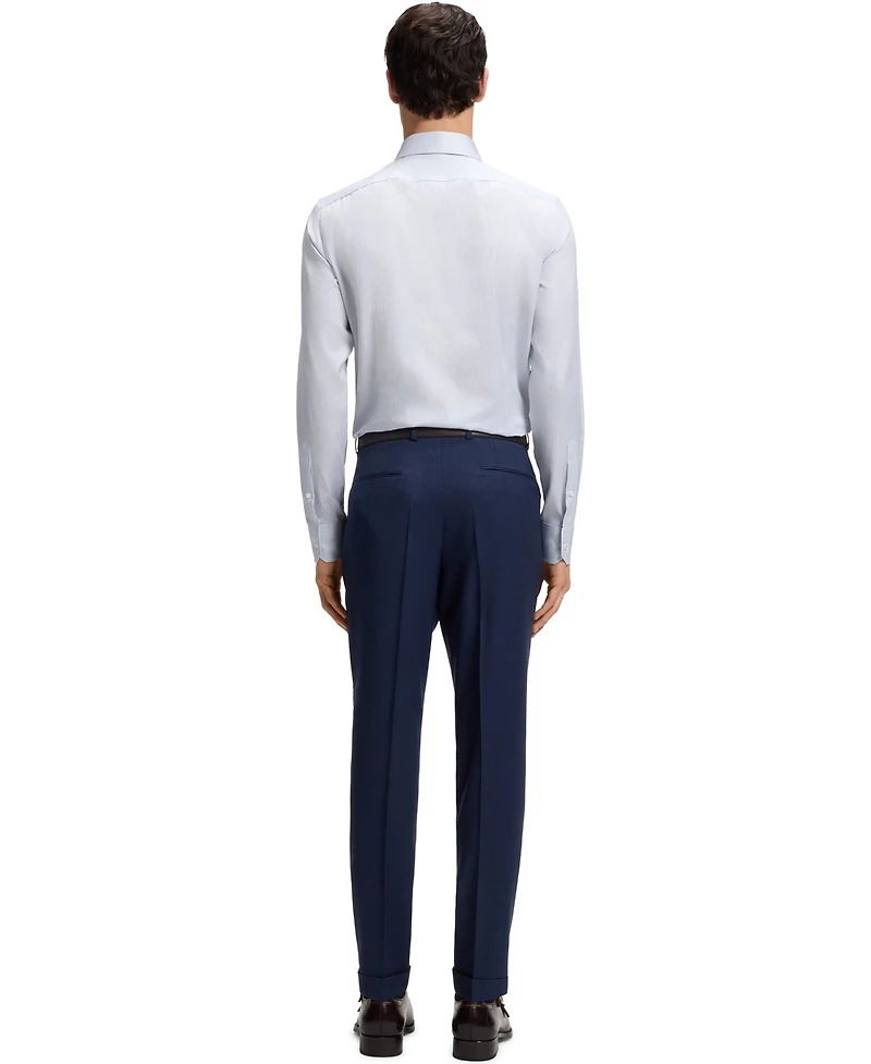 Boss by Hugo Men's Cotton Slim-Fit Striped Dress Shirt