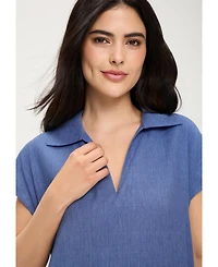 Olsen Women's Soft Crinkle Blouse