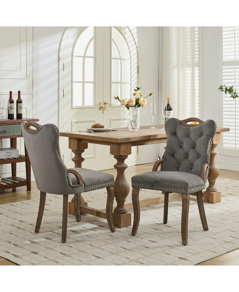 Clihome Thick Chrome Swivel Velvet Barstools,Adjustable Height,Modern Upholstered with Base,Tufted Buttonsand Diamond Pleating ( Set of 2)