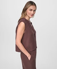 Dkny Jeans Women's V-Neck Sleeveless Top