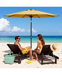 gaomon Patio Umbrella with Smooth Crank Lift Uv Protection Waterproof for Pool, Deck, Yard, Garden (No Base)