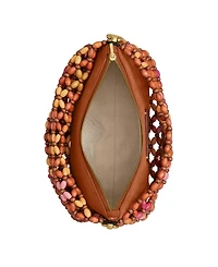 Coach Wooden Beaded Tabby Small Shoulder Handbag