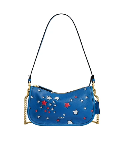 Coach Americana Printed Waverly Small Shoulder Handbag