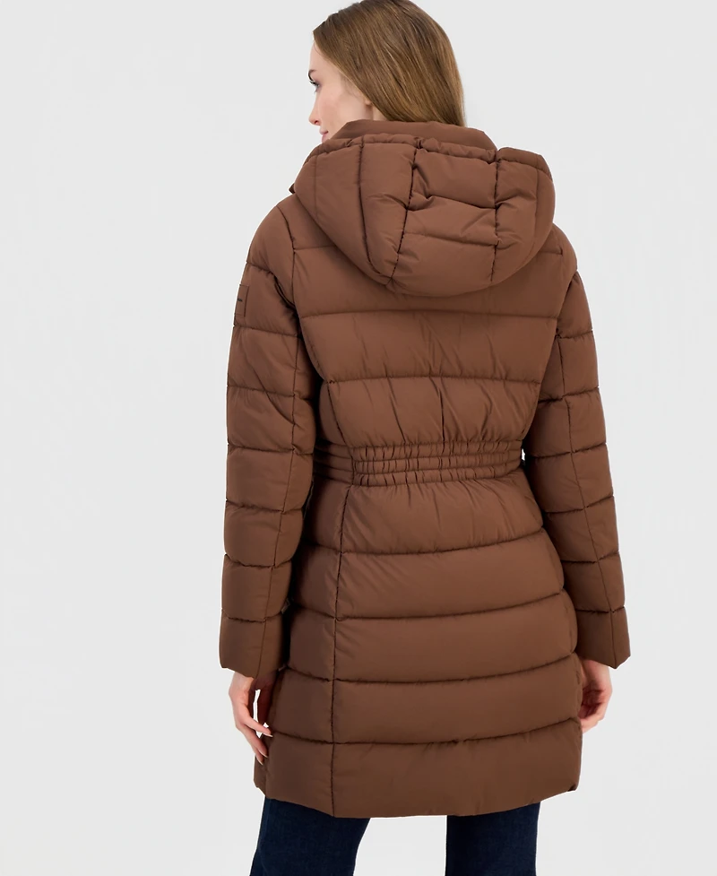 Calvin Klein Women's Bibbed Packable Puffer Coat