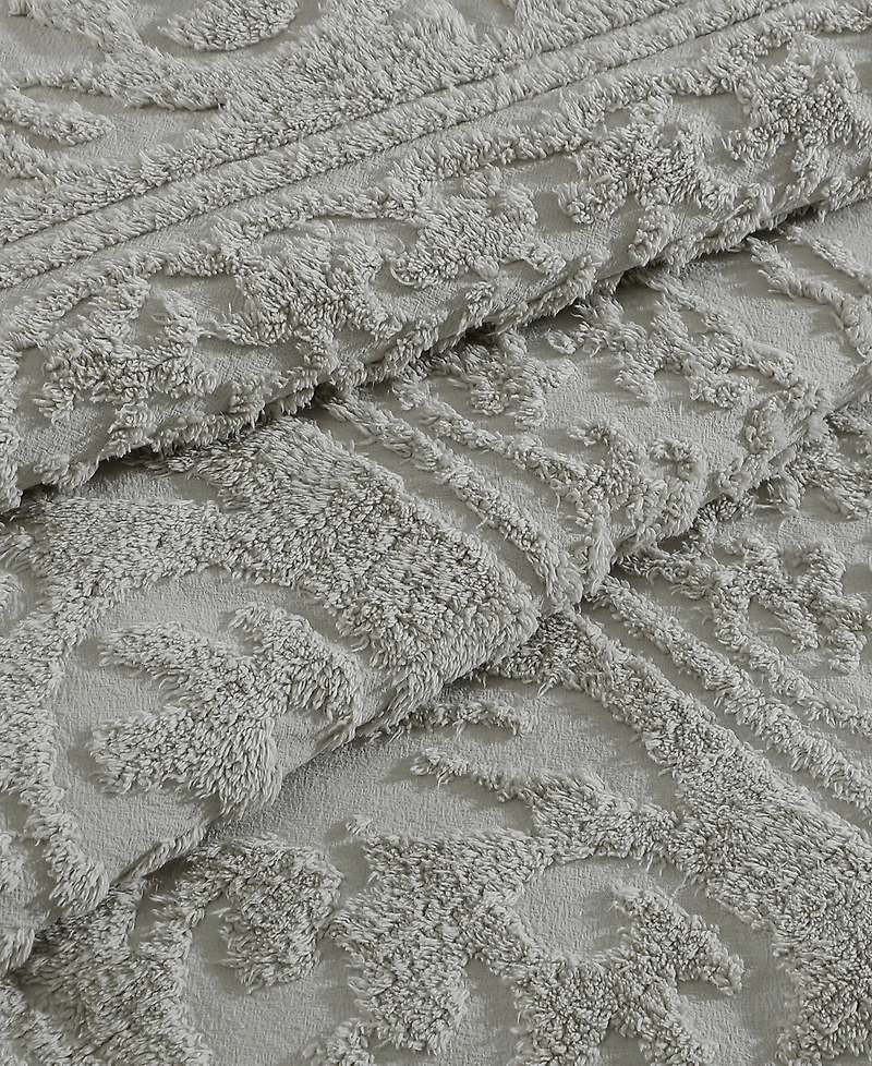 Beatrice Home Fashions Emblem Chenille 3-Pc. Comforter Set