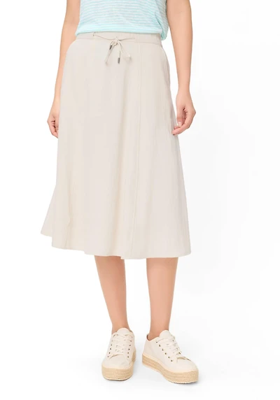 Olsen Women's Twill A-Line Skirt