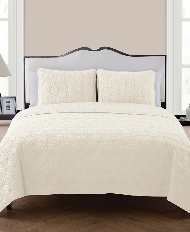 Vcny Home Kaleidoscope 3-Pc. Quilt Set