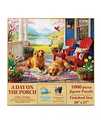 SunsOut A Day on the Porch 1000 piece Jigsaw Puzzle for Adults