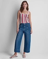 Dkny Jeans Women's Wide Leg Utility