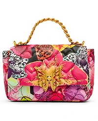 Betsey Johnson Butterfly Floral Flap Small Crossbody Handbag