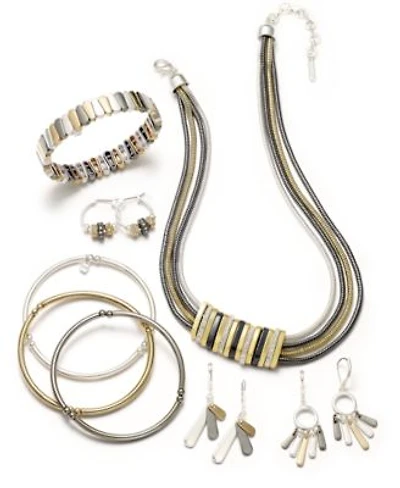 Nine West Tri Tone Fashion Jewelry Collection
