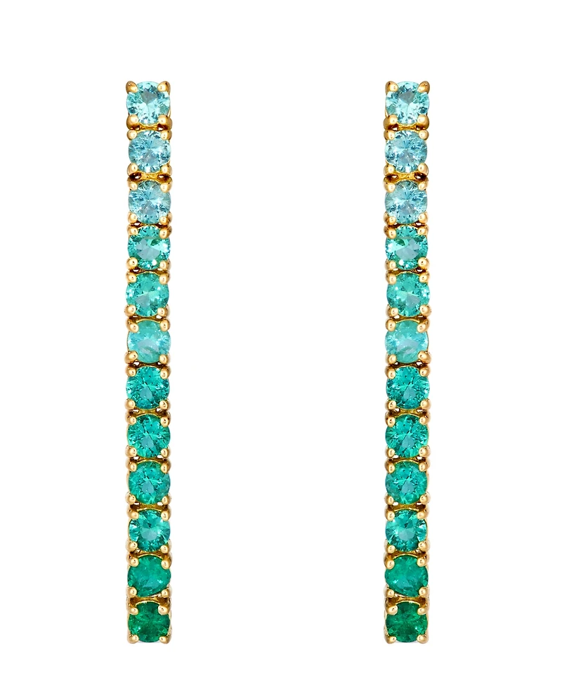 Le Vian Emerald Ombre (1-1/10 ct. t.w.) Earrings in 14k Honey Gold