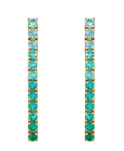 Le Vian Emerald Ombre (1-1/10 ct. t.w.) Earrings in 14k Honey Gold