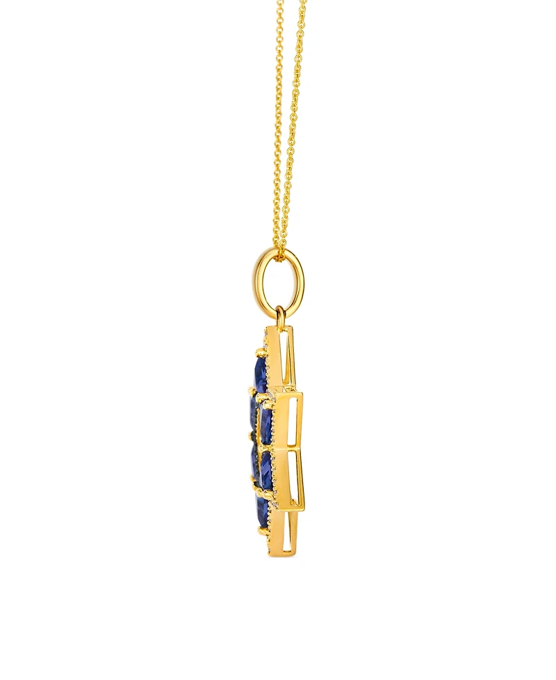 Le Vian Tanzanite (1-3/4 ct. t.w.) & Diamond (3/8 ct. t.w.) Pendant Necklace in 14k Honey Gold