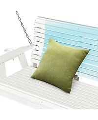 Mega Casa 2 Seater 4 Ft Hdpe Porch Swing with 18/8 Stainless Steel Bolts, Ergonomic Design, Ultra Weather-Resistant, for Outdoor Patio Garden Yard