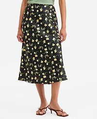 On 34th Women's Printed Midi Slip Skirt