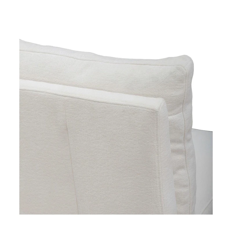 Liberty Furniture Industries, Inc. Accent Dining Chair with Castors - Squared Back - Ivory Upholstry