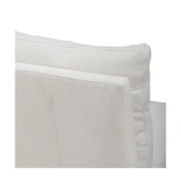 Liberty Furniture Industries, Inc. Accent Dining Chair with Castors - Squared Back - Ivory Upholstry