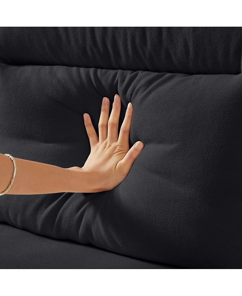 Streamdale Furniture 82" Modern Snowfleece 3-Seater Sofa