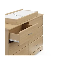 Storkcraft Brookside 6 Drawer Double Dresser (Driftwood)