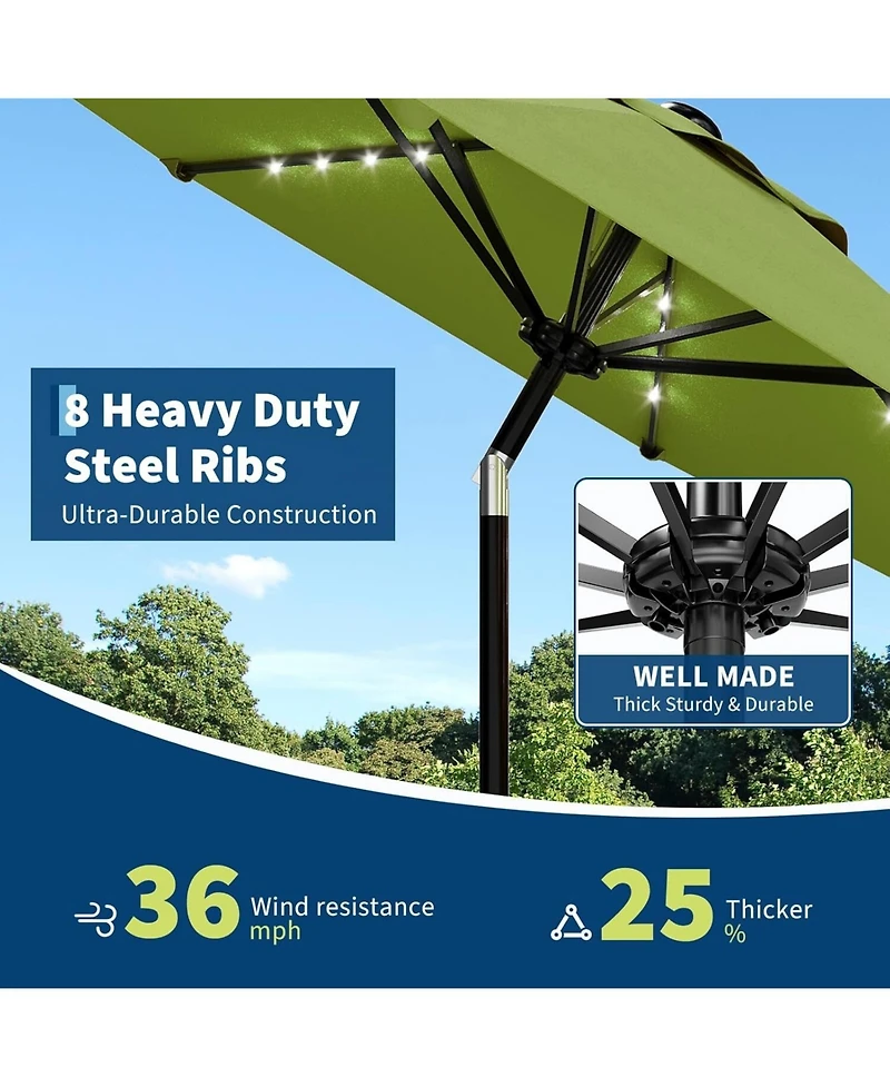 gaomon Ft Outdoor Table Patio Umbrella