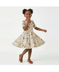 Mightly Girls Fair Trade Organic Cotton Short Sleeve Twirl Dress