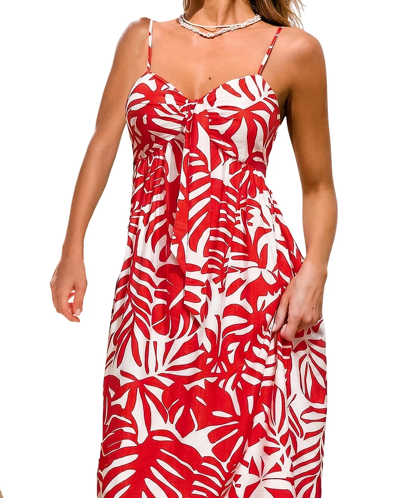 Cupshe Women's Bubbly Tropical Maxi Beach Dress