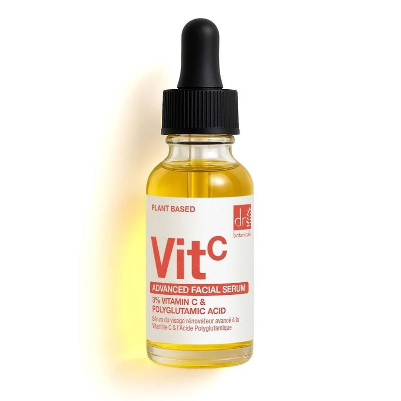 Dr. Botanicals Advanced Facial Serum 3 Percentage Vitamin C and Polyglutamic Acid 30milliliter