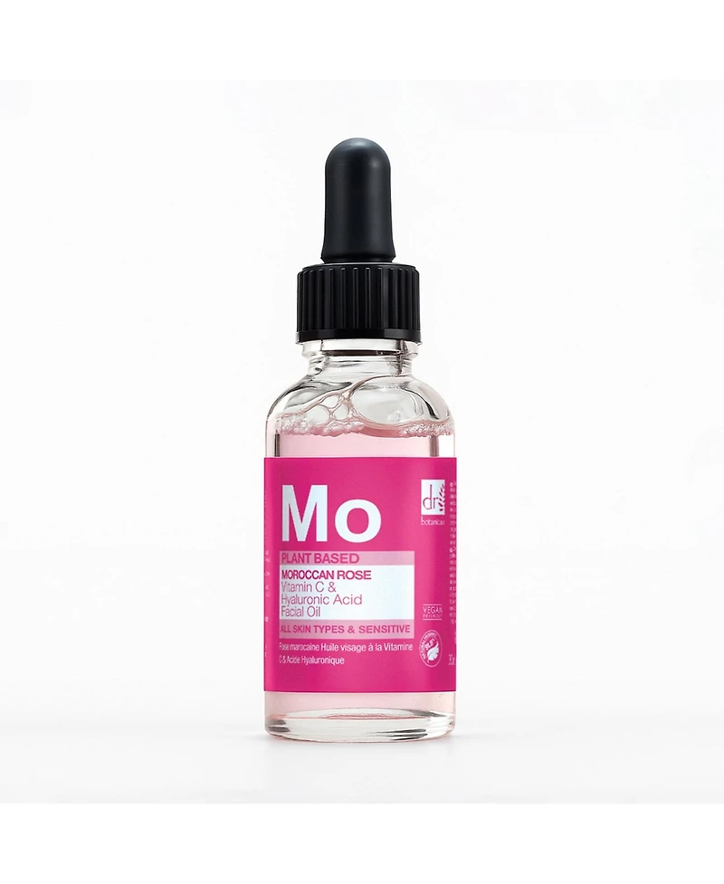 Dr. Botanicals Moroccan Rose Facial Oil with Hyaluronic Acid and Vitamin C 30milliliter
