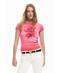Desigual Women's Frayed flare jeans