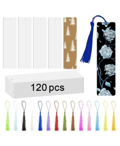 Gnuadz Sublimation Blank Aluminum Bookmarks with Tassels