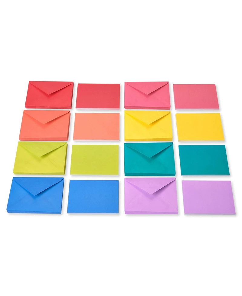 Gnuadz Blank Cards With Envelopes Rainbow Colors