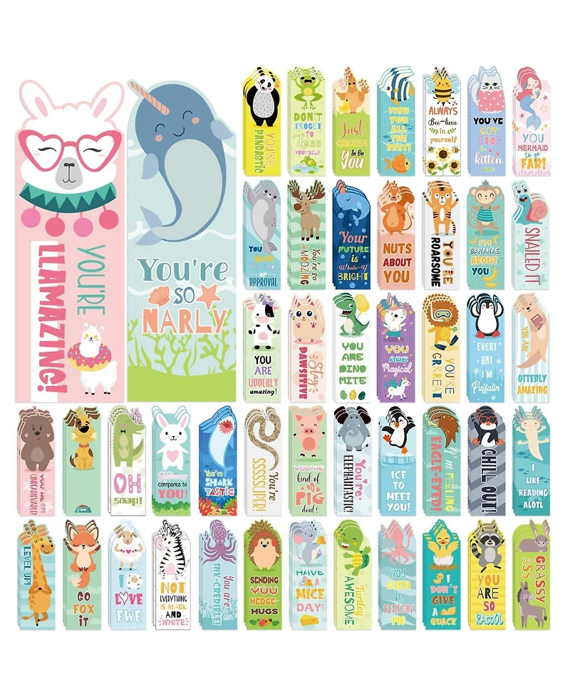 Gnuadz Animal Pun Bookmarks Funny Motivational Reading Gifts