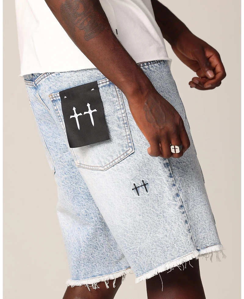Saint Morta Men's Baggy Denim Shorts